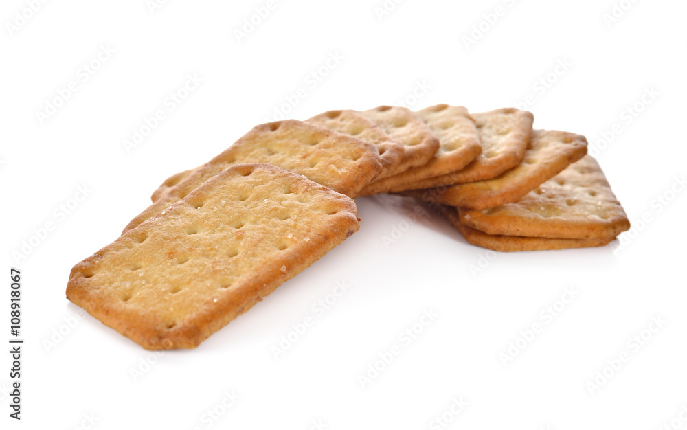 pile of coconut crackers on white background pile of coconut crackers on white background