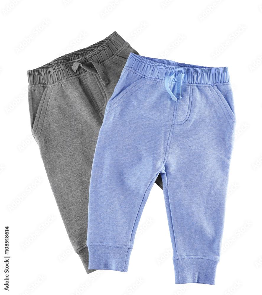Pair of pants, isolated on white Pair of pants, isolated on white