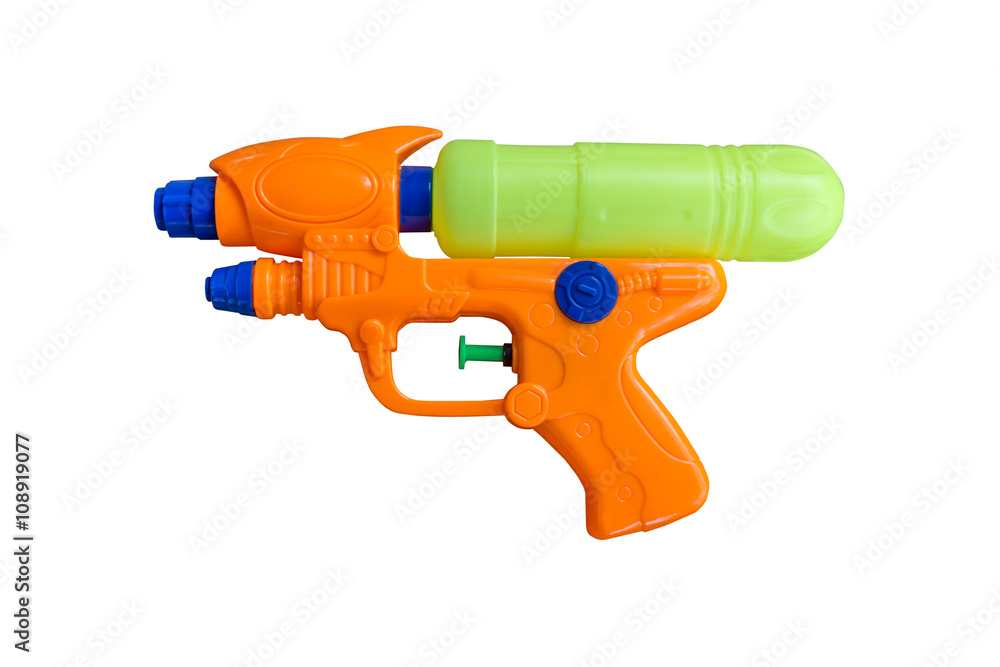 Water spray gun for playing and watering to each other in hot se Water spray gun for playing and watering to each other in hot se