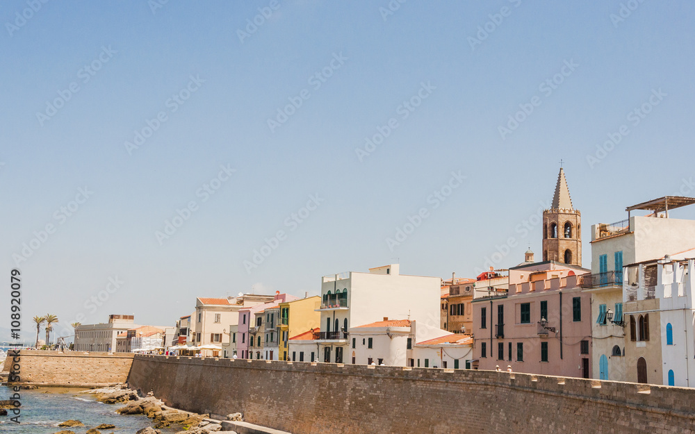 Alghero, Altstadt, Küste, Festung, Stadt, Korallenküste, Mittelmeer, Sommer, Sommerferien, Insel, Sardinien, Italien Alghero, Altstadt, Küste, Festung, Stadt, Korallenküste, Mittelmeer, Sommer, Sommerferien, Insel, Sardinien, Italien