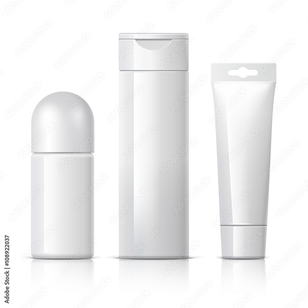 Realistic Cosmetic bottle can sprayer container. Realistic Cosmetic bottle can sprayer container.