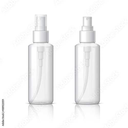 Cosmetic glass bottle can sprayer container.