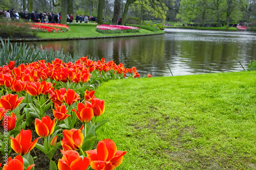 Obraz na płótnie Keukenhof, the Netherlands w salonie