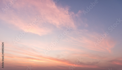sunset sky background © yotrakbutda