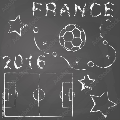 france europe soccer icons collection