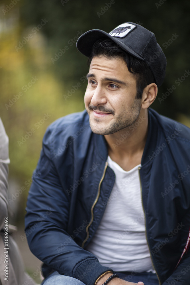 Young man looking away Young man looking away