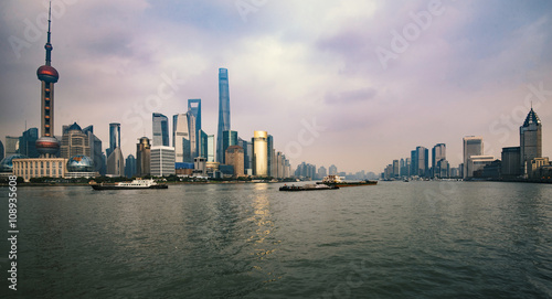 Shanghai city skyline © agcreativelab