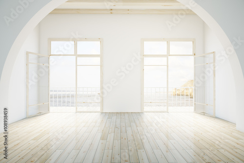 Wallpaper Mural Interior with balcony Torontodigital.ca