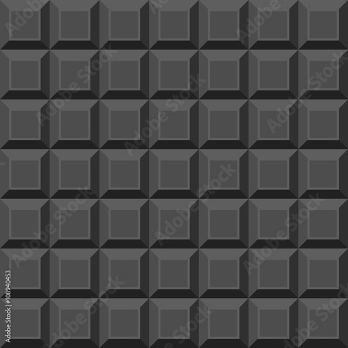 Vector milk tile chocolate seamless background. Seamless pattern with chocolate texture