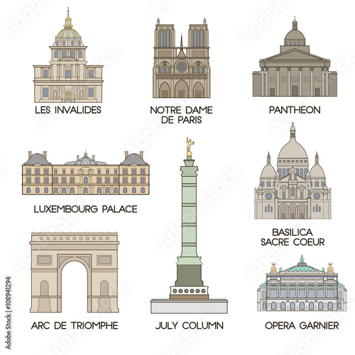 Famous places. Paris