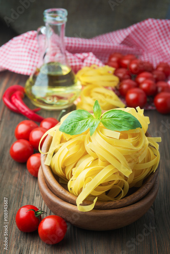 Italian food cooking ingredients