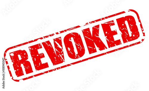 REVOKED red stamp text