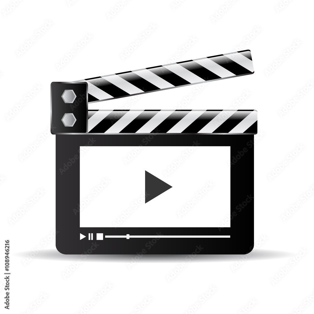 Clapper video icon