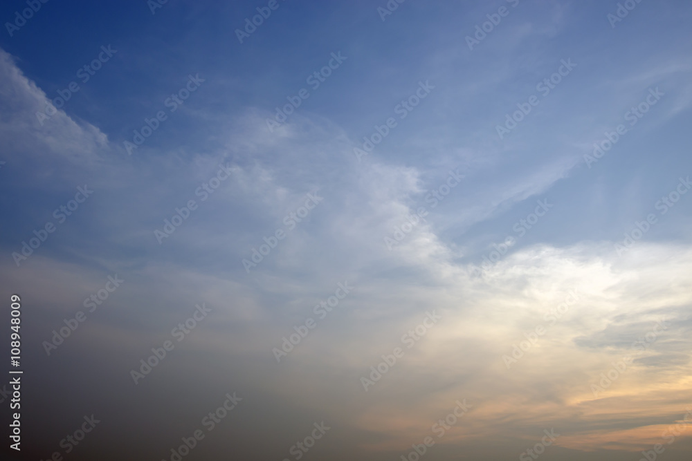 Evening cloudy skies background for graphic resource Evening cloudy skies background for graphic resource