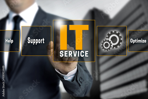 it service optimize support help touchscreen is operated by busi
