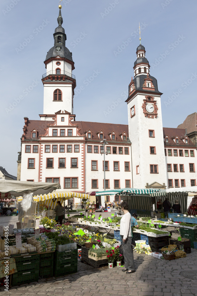 Town Hall of Chemnitz in Saxony