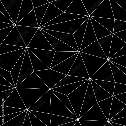Geometric triangle seamless graphic pattern