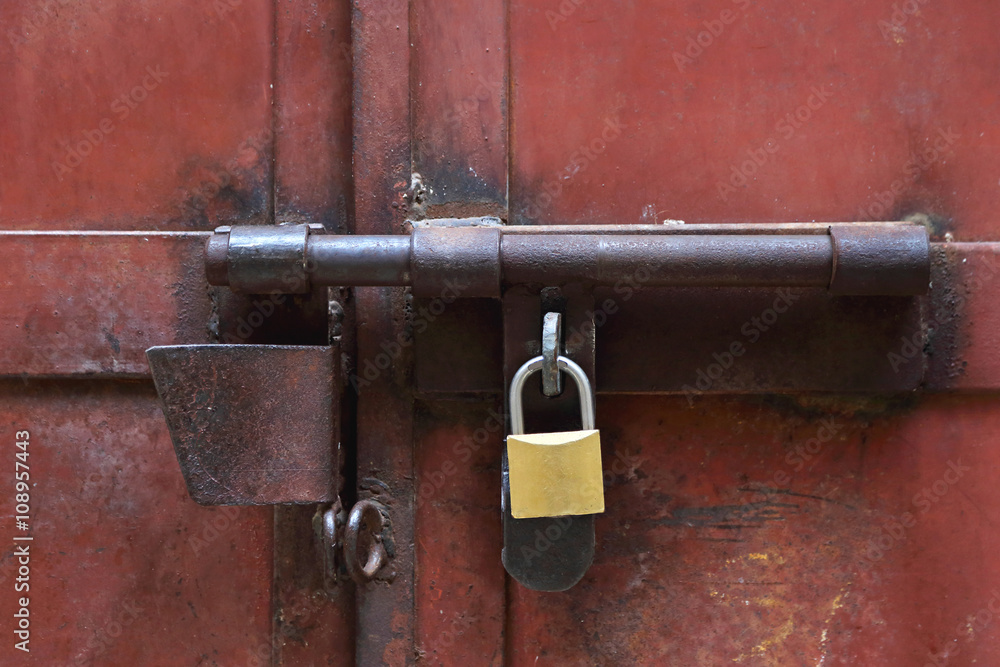 Fototapeta premium Padlock Bolt