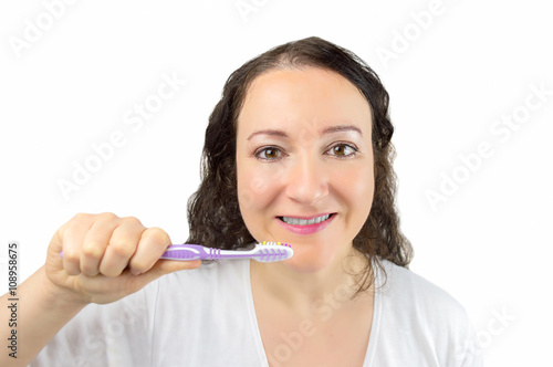 brushing my teeth everyday