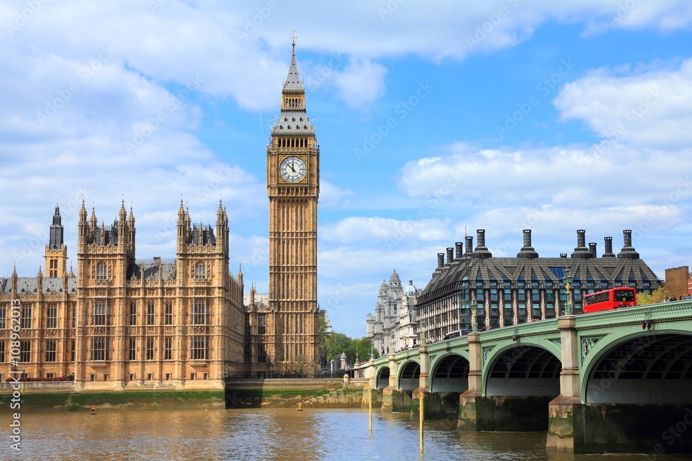 Fototapeta premium Londyn - Parlament