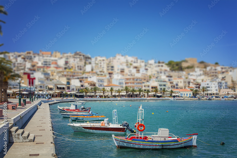 Town of Sitia on Crete