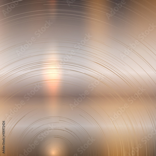 Metallic background brushed polished copper texture,  created with gradient mesh. Vector EPS 10.
