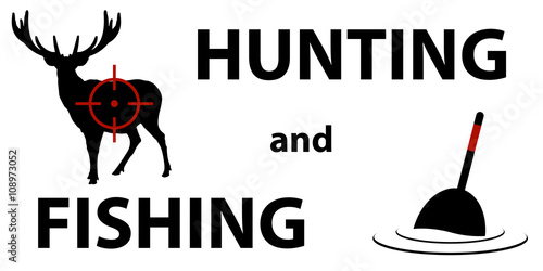 vector hunting and fishing