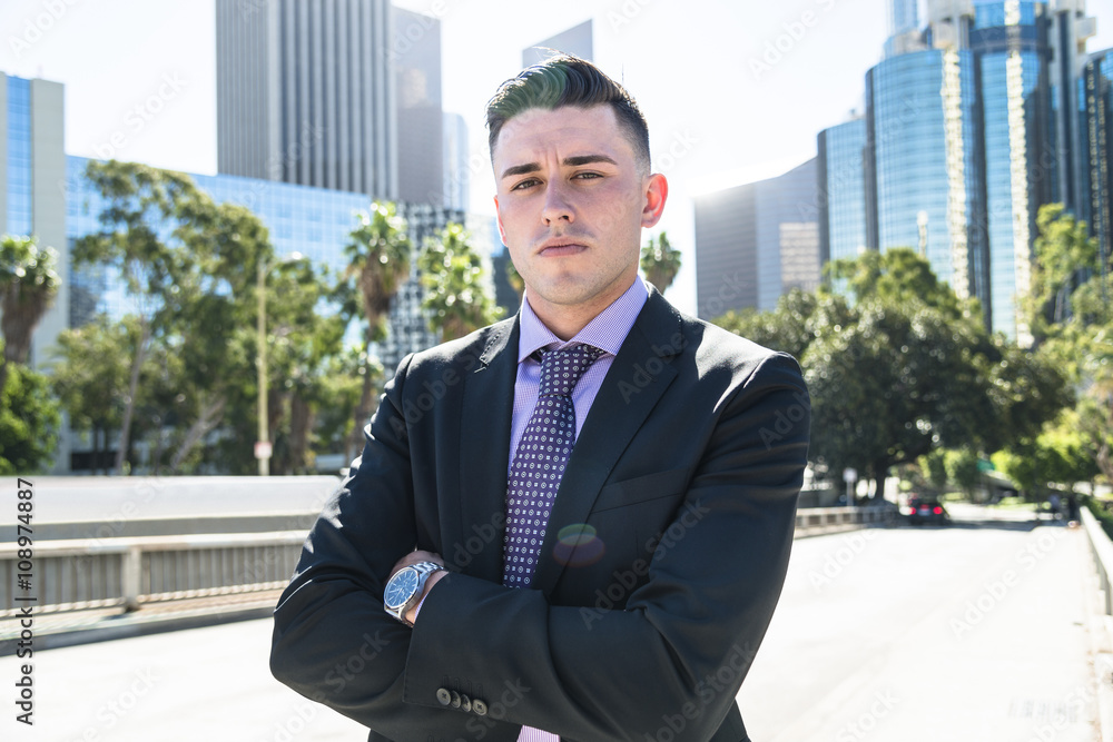 USA, Los Angeles, portrait of confident businessman USA, Los Angeles, portrait of confident businessman
