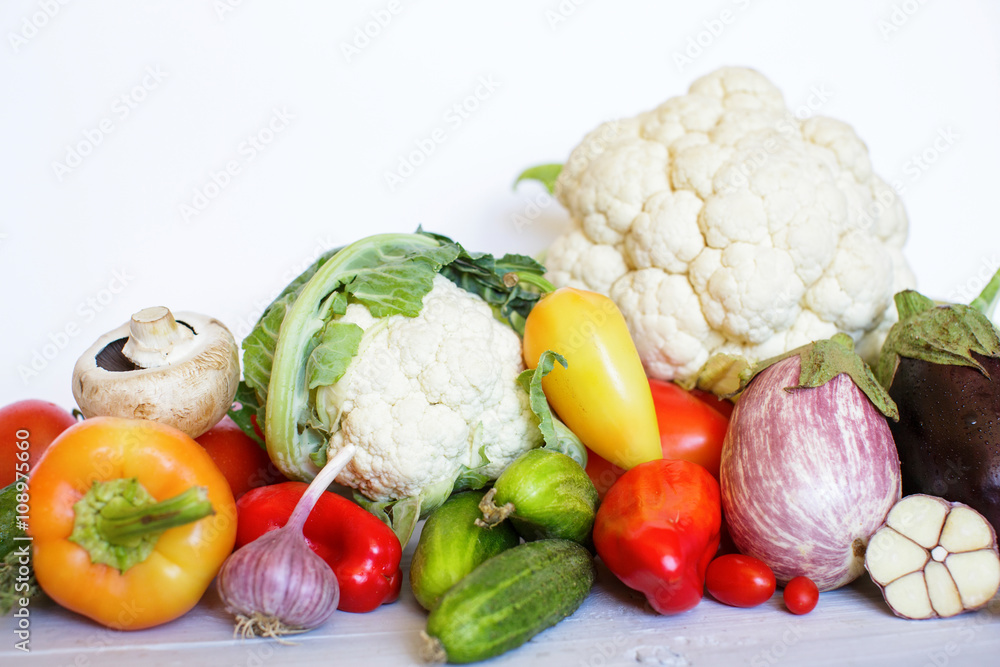 Decorative pattern of fresh vegetables. Decorative pattern of fresh vegetables.