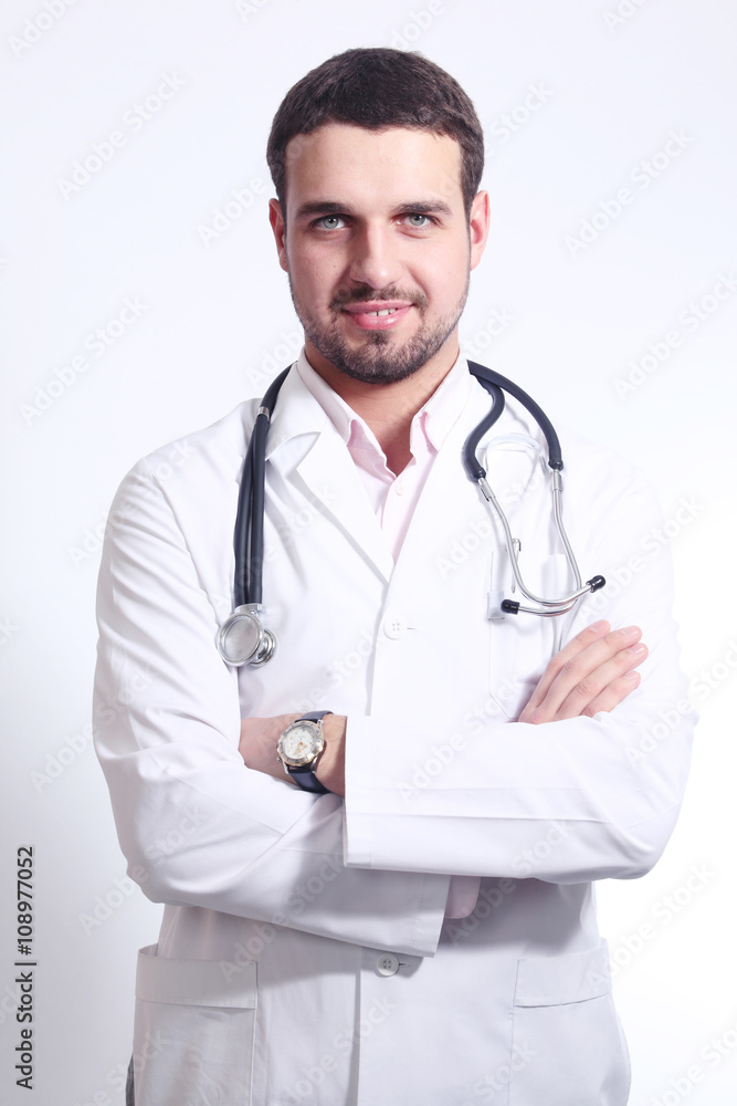 Doctor in a white coat Doctor in a white coat