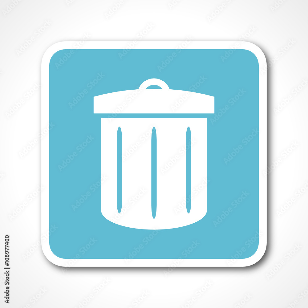blue flat design vector icon blue flat design vector icon