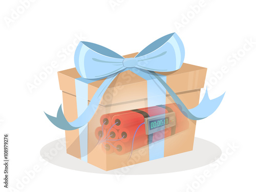 Gift pump. Terrorist attack
