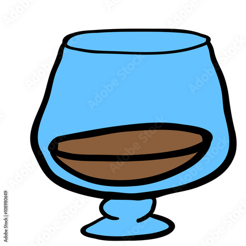glass of cognac