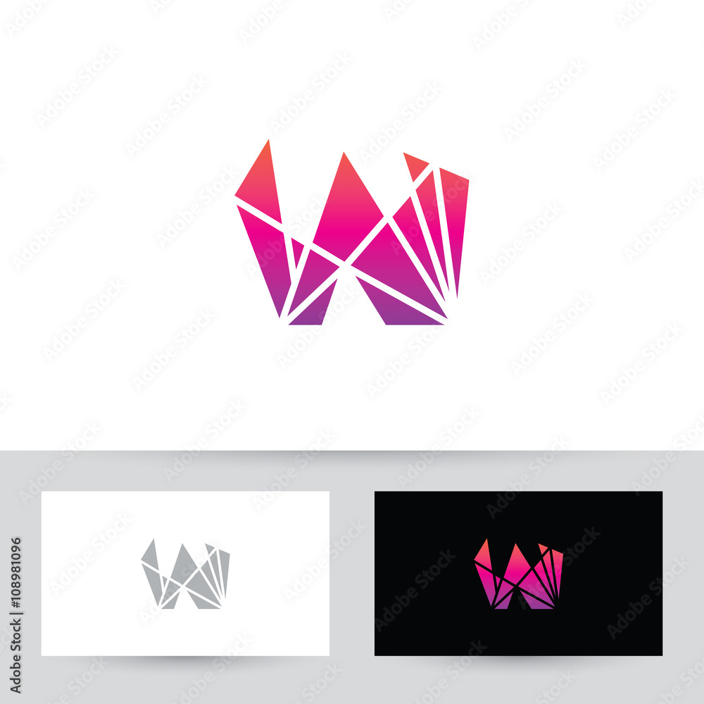 Abstract W Logo Abstract W Logo