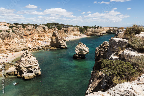 Cliffs of the Atlantic Ocean in Portugal