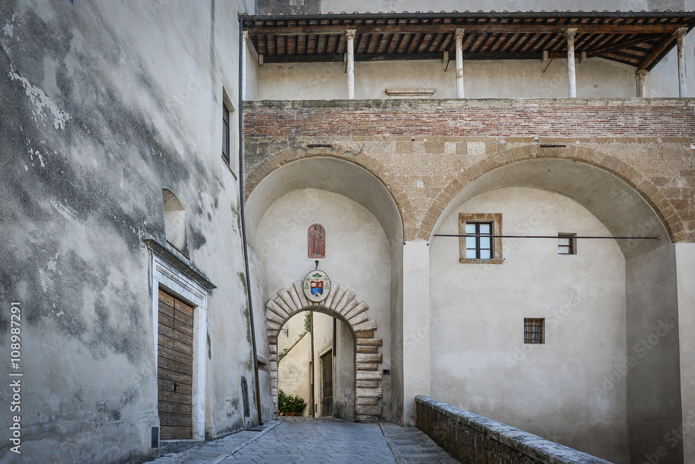 Naklejka premium pitigliano