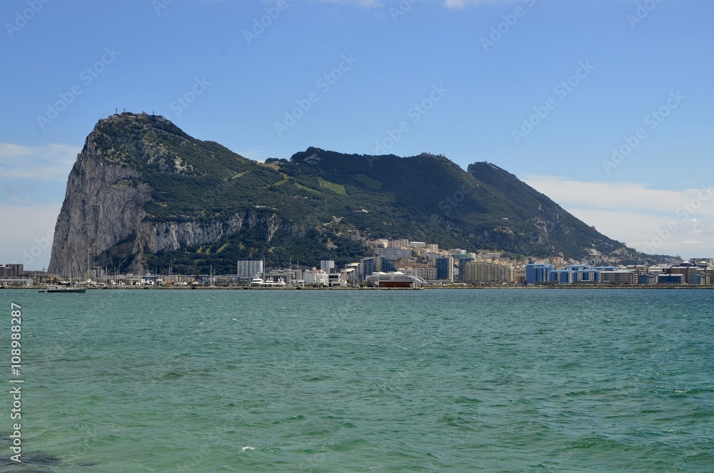 Gibraltar von La Linea gesehen