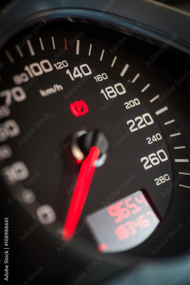 Speedometer detail