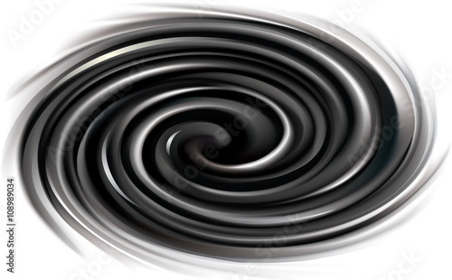 Vector black backdrop of swirling texture