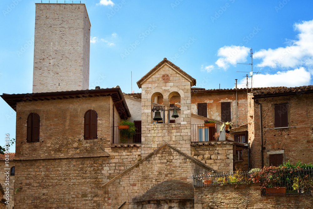 Obraz premium Beautiful view of the ancient city of Perugia. Umbria, Italy
