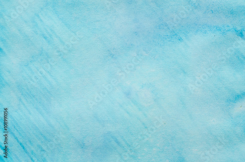 watercolor blue painted background