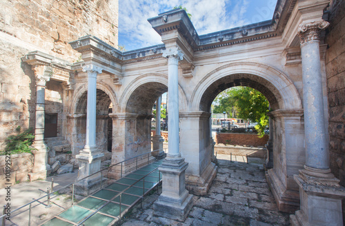 Hadrian's Gate in old city of Antalya