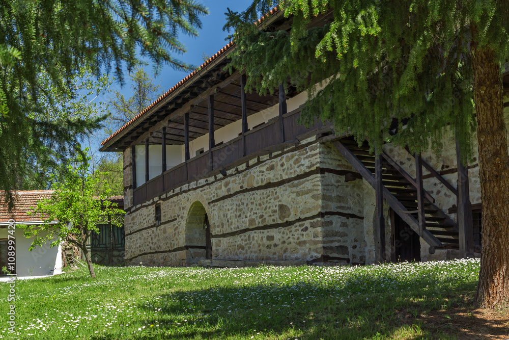 Typical building of the nineteenth century in Temski monastery St. George, Pirot Region, Republic of Serbia Typical building of the nineteenth century in Temski monastery St. George, Pirot Region, Republic of Serbia