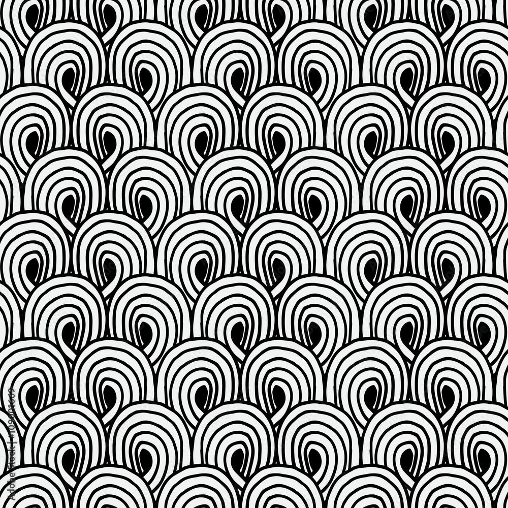 Hand drawn doodle pattern Hand drawn doodle pattern