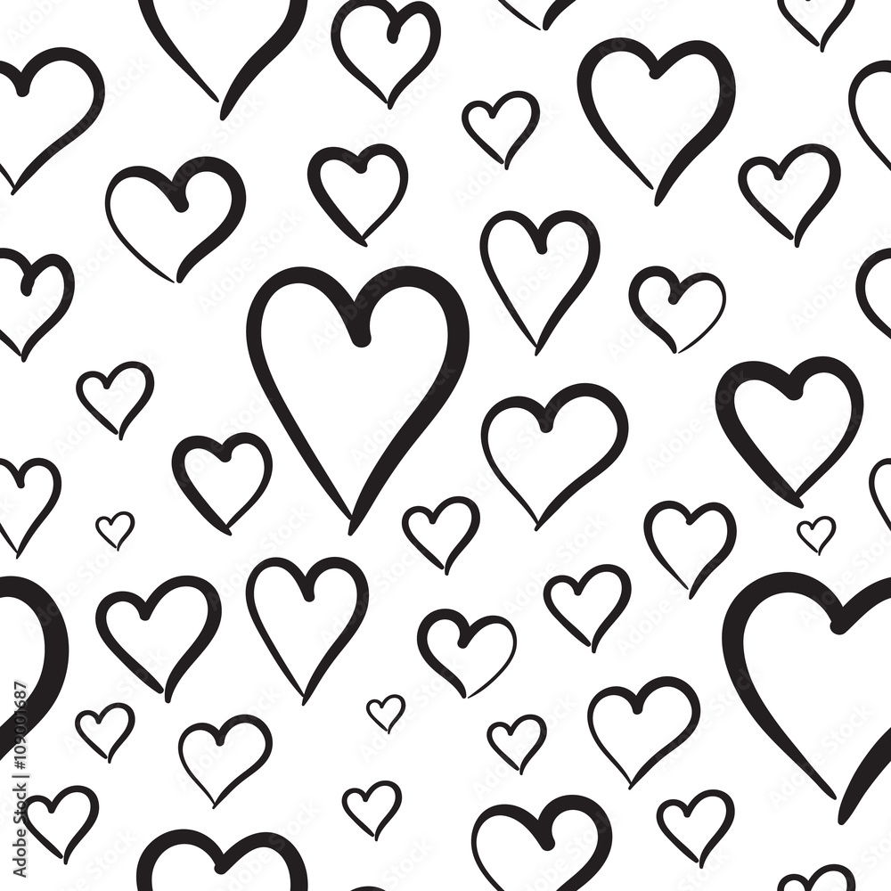 Hand drawn doodle pattern Hand drawn doodle pattern