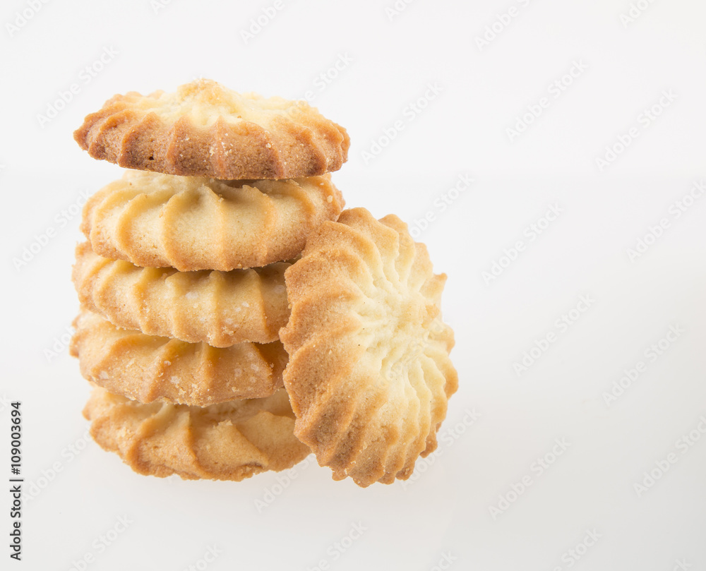 Cookies isolated on white background Cookies isolated on white background