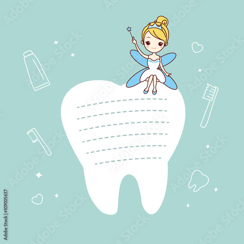  tooth note with tooth fairy