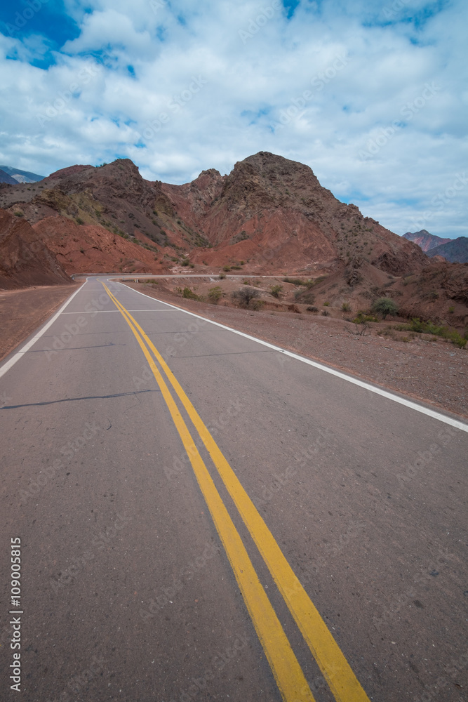 Scenic mountain road