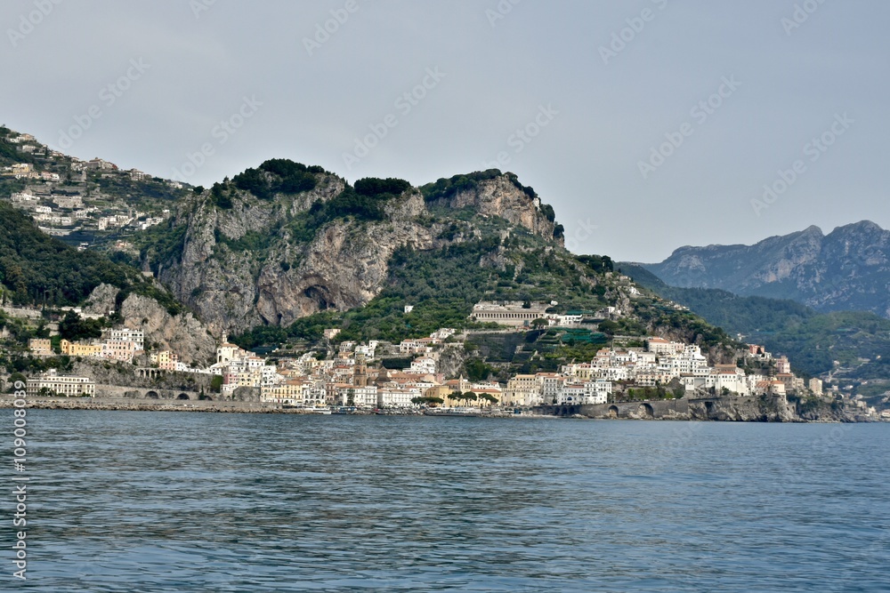 Amazing view of the Amalfi coast 
