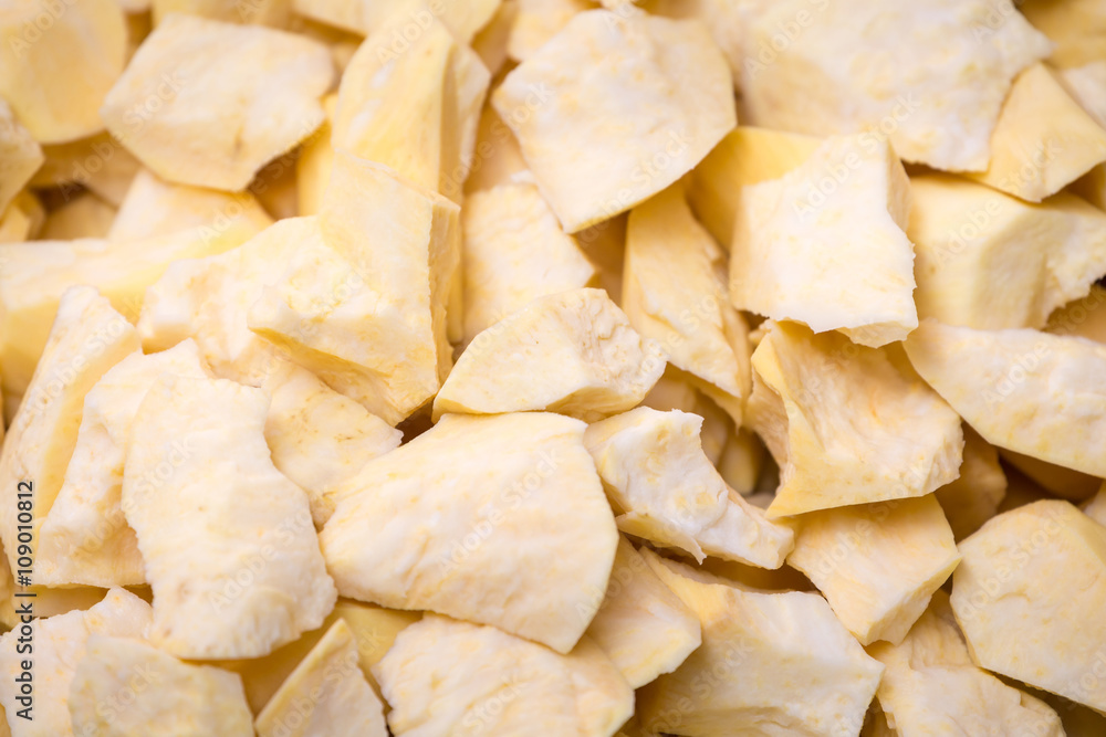 Sliced potatoes Sliced potatoes